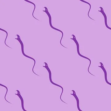 Silhouettes Magic symbols seamless pattern, with magical elements such as s.. Stock Illustration