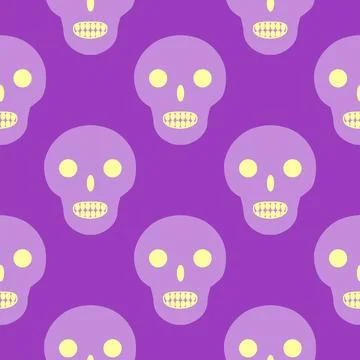 Silhouettes Magic symbols seamless pattern, with magical elements such as s.. Illustrazione stock