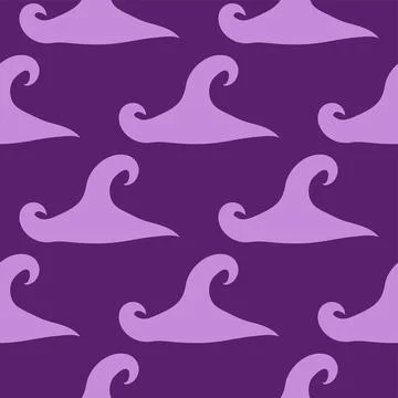 Silhouettes Magic symbols seamless pattern, with magical elements such as s.. Illustrazione stock