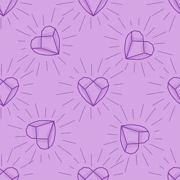 Silhouettes Magic symbols seamless pattern, with magical elements such as s.. Illustrazione stock