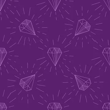 Silhouettes Magic symbols seamless pattern, with magical elements such as s.. Illustrazione stock