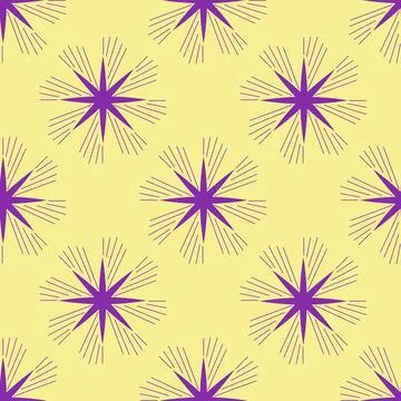 Silhouettes Magic symbols seamless pattern, with magical elements such as sna Stock Illustration