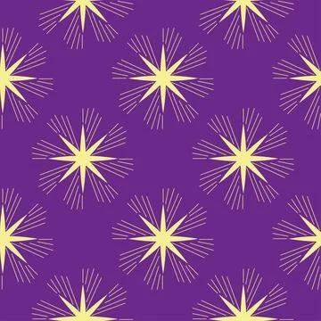 Silhouettes Magic symbols seamless pattern, with magical elements such as sna 스톡 일러스트