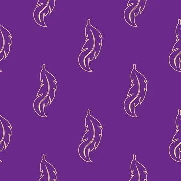 Silhouettes Magic symbols seamless pattern, with magical elements such as sna Stockillustratie