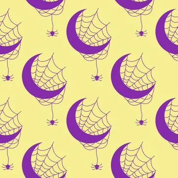 Silhouettes Magic symbols seamless pattern, with magical elements such as s.. 스톡 일러스트