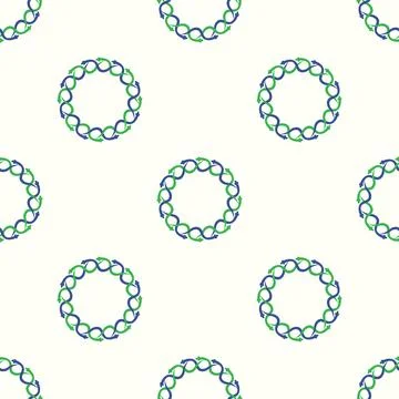 Silhouettes Magic symbols seamless pattern, with magical elements such as sna 스톡 일러스트