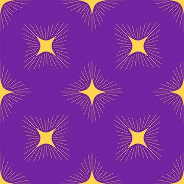 Silhouettes Magic symbols seamless pattern, with magical elements such as sna Stock Illustration