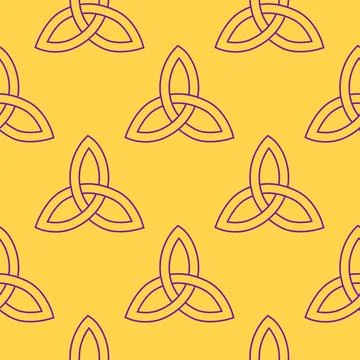 Silhouettes Magic symbols seamless pattern, with magical elements such as sna Stock Illustration