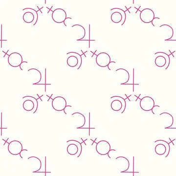 Silhouettes Magic symbols seamless pattern, with magical elements such as sna Stock Illustration