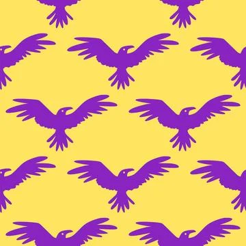 Silhouettes Magic symbols seamless pattern, with magical elements such as sna Stock Illustration