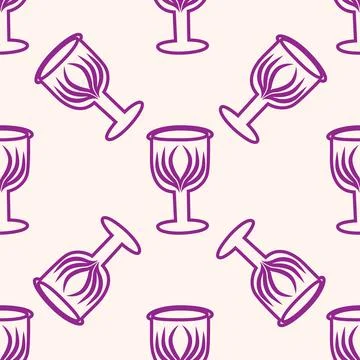 Silhouettes Magic symbols seamless pattern, with magical elements such as sna イラスト素材