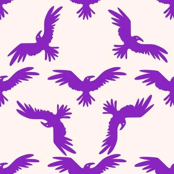 Silhouettes Magic symbols seamless pattern, with magical elements such as sna 스톡 일러스트