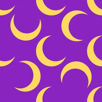 Silhouettes Magic symbols seamless pattern, with magical elements such as s.. Stock Illustration