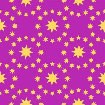 Silhouettes Magic symbols seamless pattern, with magical elements such as s.. Stock Illustration