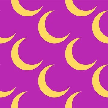 Silhouettes Magic symbols seamless pattern, with magical elements such as s.. Stock Illustration