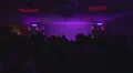Silhouettes of many people clubbing, guys having fun at party HD Footage