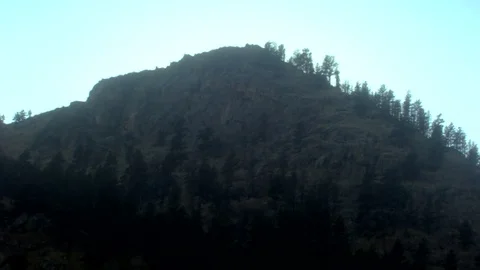 SILHOUETTES OF MOUNTAINS 스톡 동영상 75025319