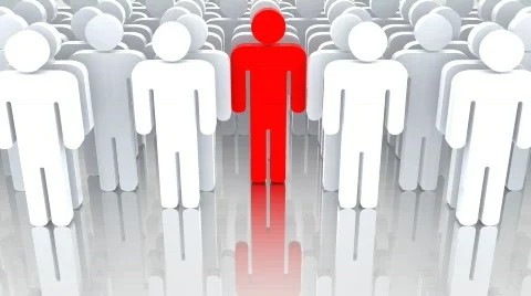 Silhouettes of people.  Stock Footage 792872