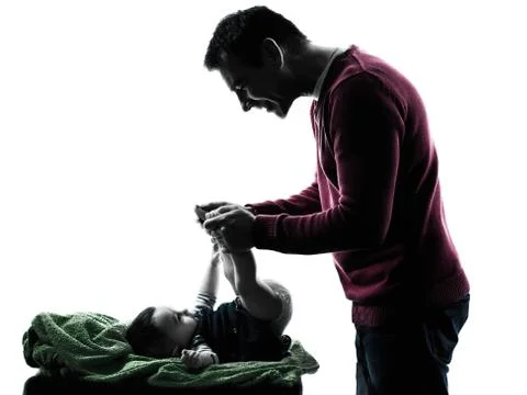 Silhouettes Foto stock