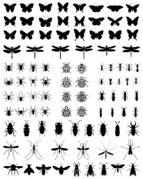 Silhouettes of tools Stock Illustration