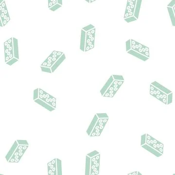 Silicate brick glyph vector seamless pattern イラスト素材