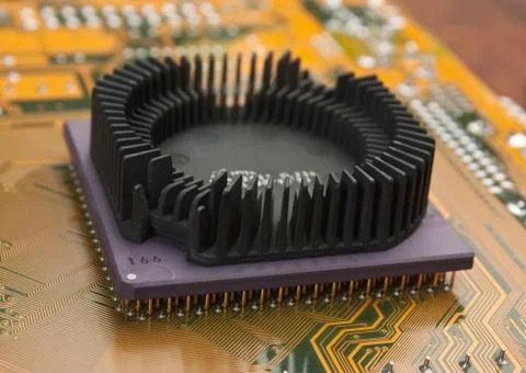 Silicon chip 스톡 사진