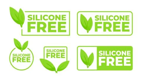 Silicon free icon. Vector illustration Illustration