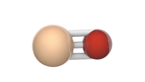 Silicon monoxide (SiO). Seamless loop. White background Stock Footage 153973527