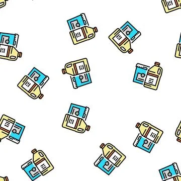 Silicon resin thermoset vector seamless pattern Stock Illustration