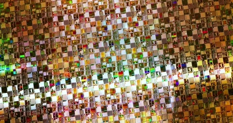 Silicon semiconductor wafer seamlessly looped.In electronics, a wafer also .. Stock Footage 311715319