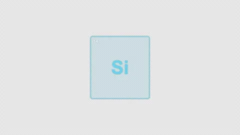 Silicon Si Periodic Table Element Tile Clean No Text Animation Video Overlay Alp Видео 339371422