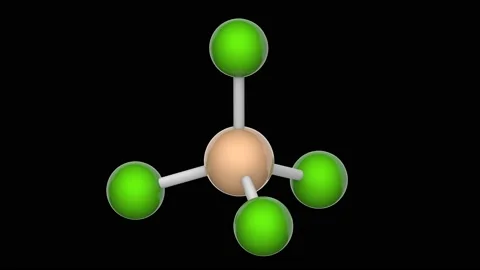 Silicon tetrachloride  (SiCl4). Seamless loop. RGB + Alpha channel. Stock Footage 153973493