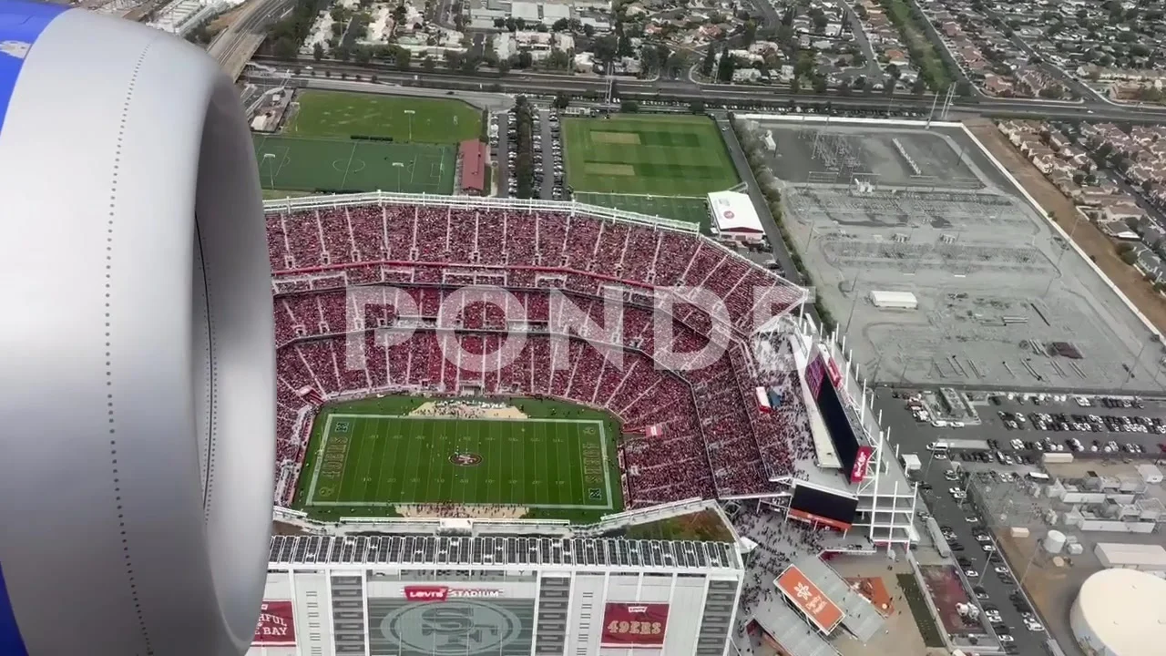 Silicon Valley, San Francisco 49ERS Levi... | Stock Video | Pond5
