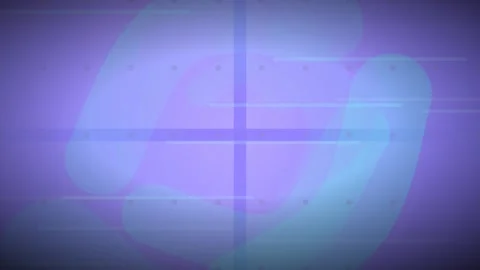 Silicon Wafer Glitch Loop - Purple Blue Semiconductor Backdrop Video stock 341956180
