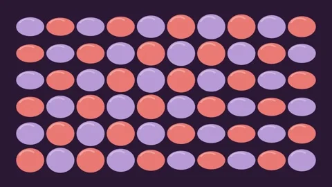 Silicone Bubble Grid Seamless Motion Background Loop Stock Footage 342474028