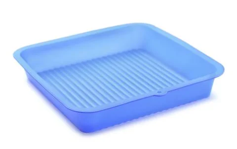 Silicone cake pan Stock Photos