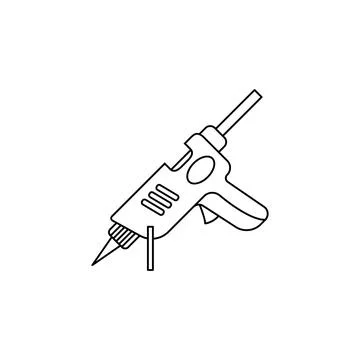 Silicone Electra Pistol icon. Element of construction tools for mobile concept Stock Illustration