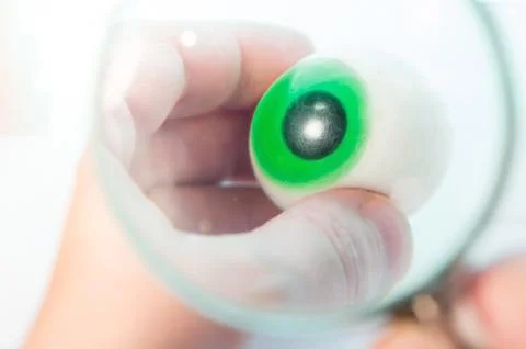 Silicone eye isolated Stock Photos