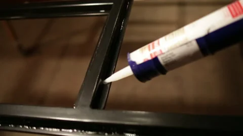 Silicone Gun Stock Footage 36712275