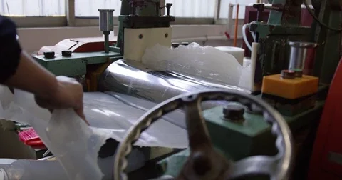 Silicone Rubber Mixing Machine Stock Footage 73071067