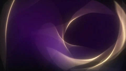 Silk Aurora Flow 4 Black and Gold 4K60 Loop Stock Footage 343591401