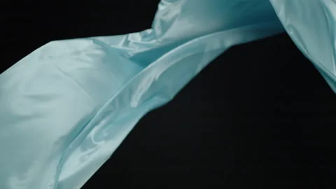 Silk on black background 스톡 동영상 240222543