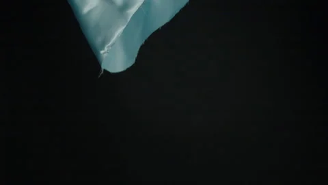 Silk on black background 스톡 동영상 240222573