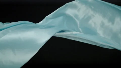 Silk on black background 스톡 동영상 240223124