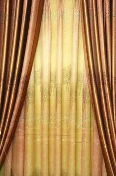Silk curtain Stockfoto's