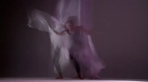 Silk Dance Effect Loop Stock Footage 22782607