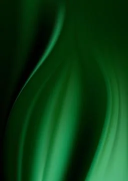 Silk emerald drape for Wallpaper. Green natural background with soft folds Иллюстрация