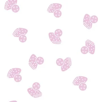 Silk fabric glyph seamless pattern Stock Illustration