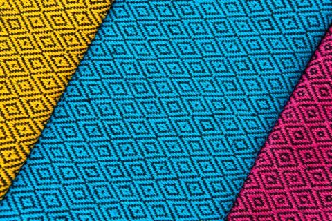 Silk fabric pattern Stock Photos