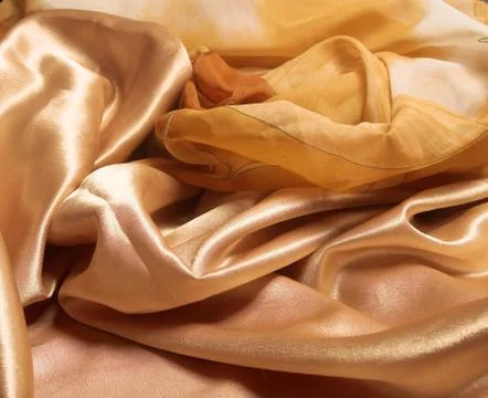 Silk fabric Stock Photos